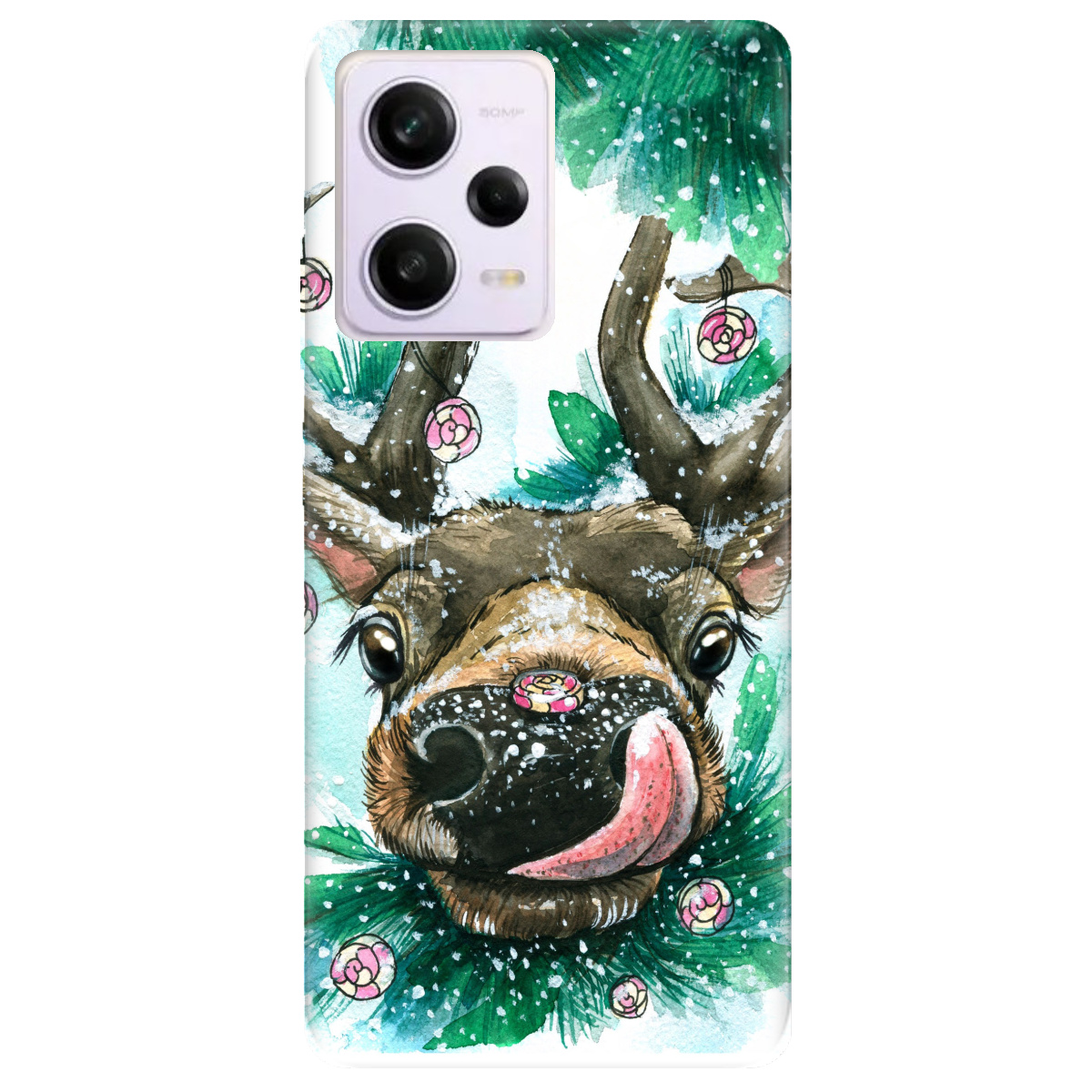 Чохол для Xiaomi Redmi Note 12 Pro 5G Сute deer - фото 1 Чохол для Xiaomi Redmi Note 12 Pro 5G Сute deer - фото 1 - Чохли для телефонів